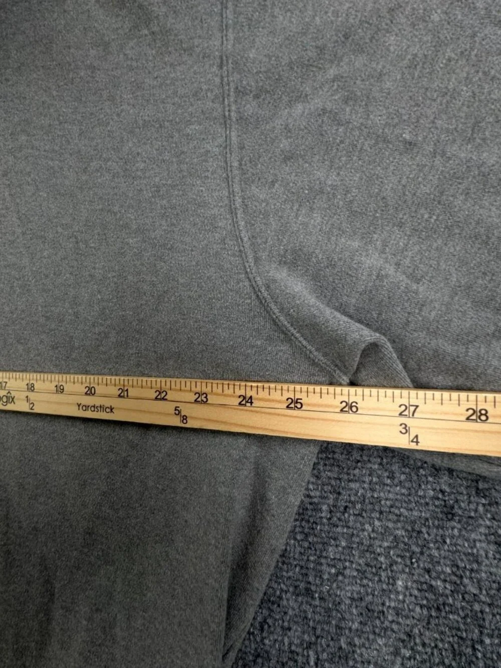 Peter Millar Cotton Gray 1/4 Zip Pullover Sweater Soft Long Sleeve Men Knit